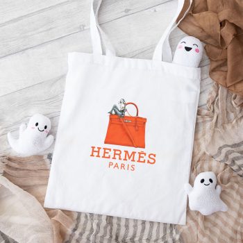 Hermes Paris Bags Kelly Cotton Canvas Tote Bag TTB1517