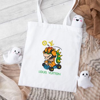 Louis Vuitton Logo Luxury Bowser Cotton Canvas Tote Bag TTB1618