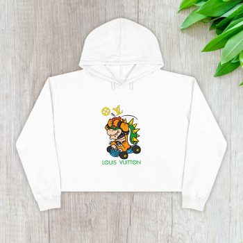 Louis Vuitton Logo Luxury Bowser Crop Pullover Hoodie For Lady CPH1618