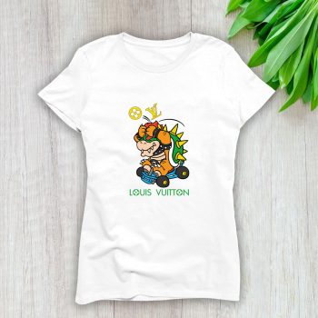 Louis Vuitton Logo Luxury Bowser Lady T-Shirt Luxury Tee For Women LDS1620