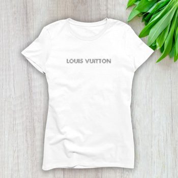 Louis Vuitton Logo Luxury Diamonds Lady T-Shirt Luxury Tee For Women LDS1663