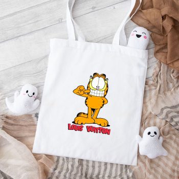 Louis Vuitton Logo Luxury Garfield Cotton Canvas Tote Bag TTB1631