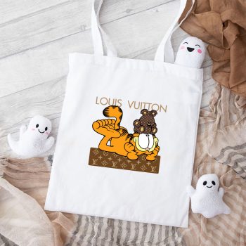 Louis Vuitton Logo Luxury Garfield Cotton Canvas Tote Bag TTB1650