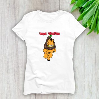 Louis Vuitton Logo Luxury Garfield Lady T-Shirt Luxury Tee For Women LDS1635