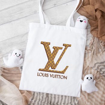 Louis Vuitton Logo Luxury Monogram Canvas Pattern Cotton Canvas Tote Bag TTB1701