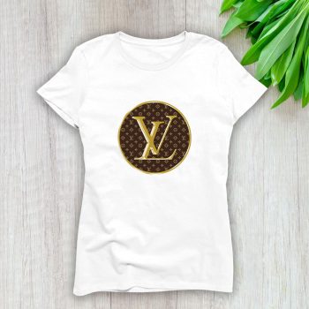 Louis Vuitton Logo Luxury Monogram Canvas Pattern Lady T-Shirt Luxury Tee For Women LDS1577