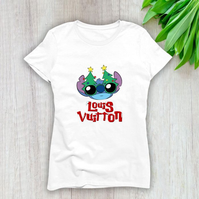 Louis Vuitton Logo Luxury Stitch Chrismate Lady T-Shirt Luxury Tee For Women LDS1626