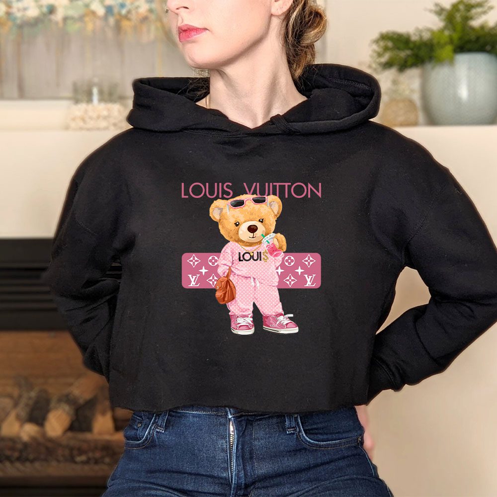 Cropped teddy bear jumper best sale