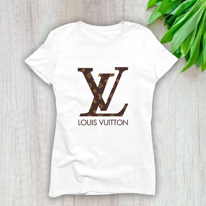 Louis Vuitton Luxury Logo Monogram Canvas Pattern Lady T-Shirt Luxury Tee For Women LDS1535