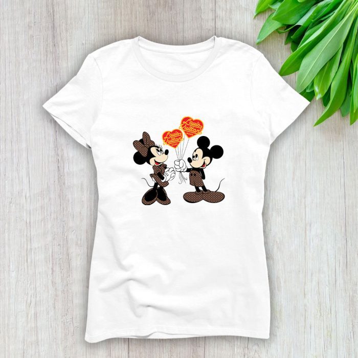 Louis Vuitton Monogram Canvas Pattern Nigo Intarsia Jacquard Heart Crewneck Lady T-Shirt Luxury Tee For Women LDS1691