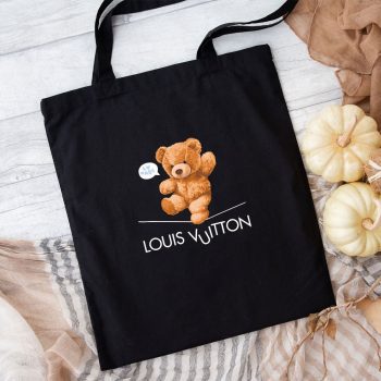 Louis Vuitton Teddy Bear Cotton Canvas Tote Bag TTB1634