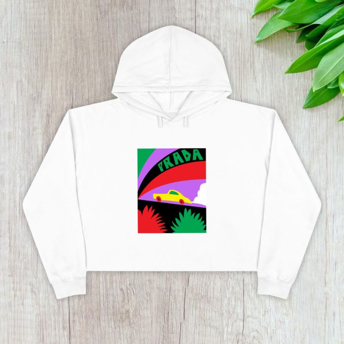 Prada Car Dotilo Crop Pullover Hoodie For Lady CPH1798