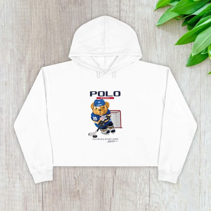 Ralph Lauren Polo Sport Bear Teddy Crop Pullover Hoodie For Lady CPH1849
