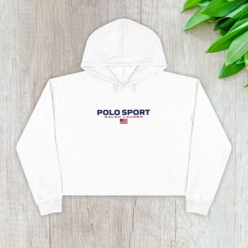 Ralph Lauren Polo Sport Plag Usa Crop Pullover Hoodie For Lady CPH1822