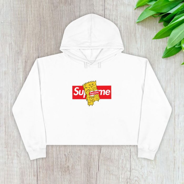 Supreme Simpsons Drip Crop Pullover Hoodie For Lady CPH1883