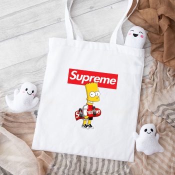 Supreme Skater Simpsons Cotton Canvas Tote Bag TTB1878