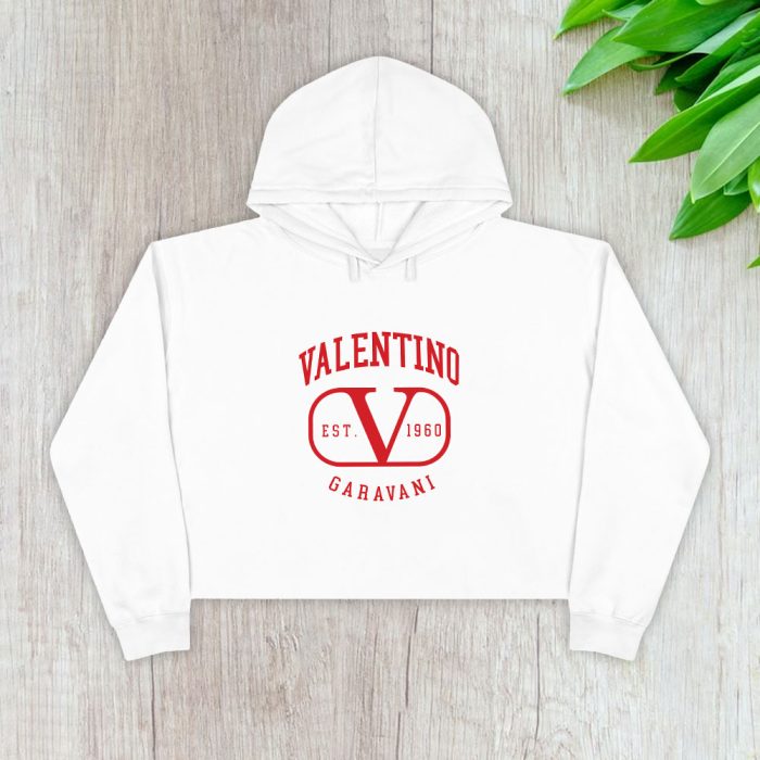 Valentino Garavani Est 1960 Crop Pullover Hoodie For Lady CPH1915