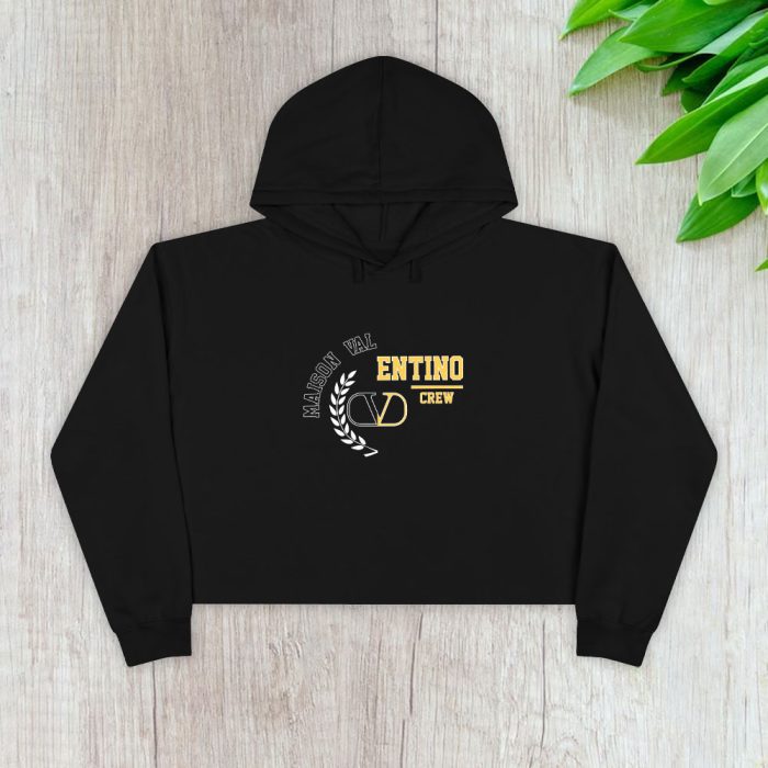 Valentino Garavani Logo Luxury Crop Pullover Hoodie For Lady CPH1907