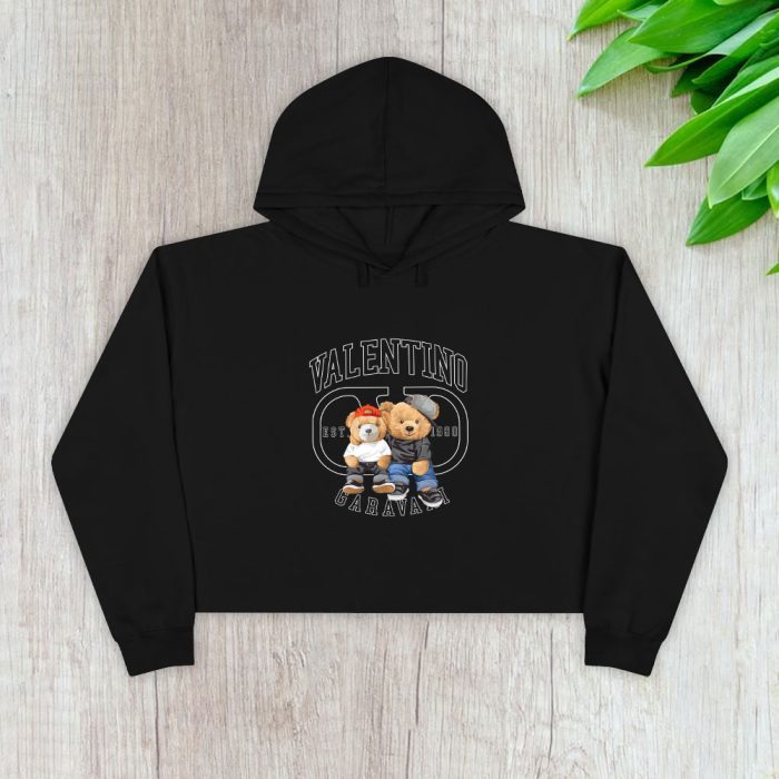 Valentino Garavani Teddy Bear Crop Pullover Hoodie For Lady CPH1918