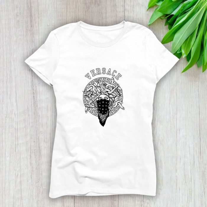 Versace Medusa Snake Luxury Logo Lady T-Shirt Luxury Tee For Women LDS1944