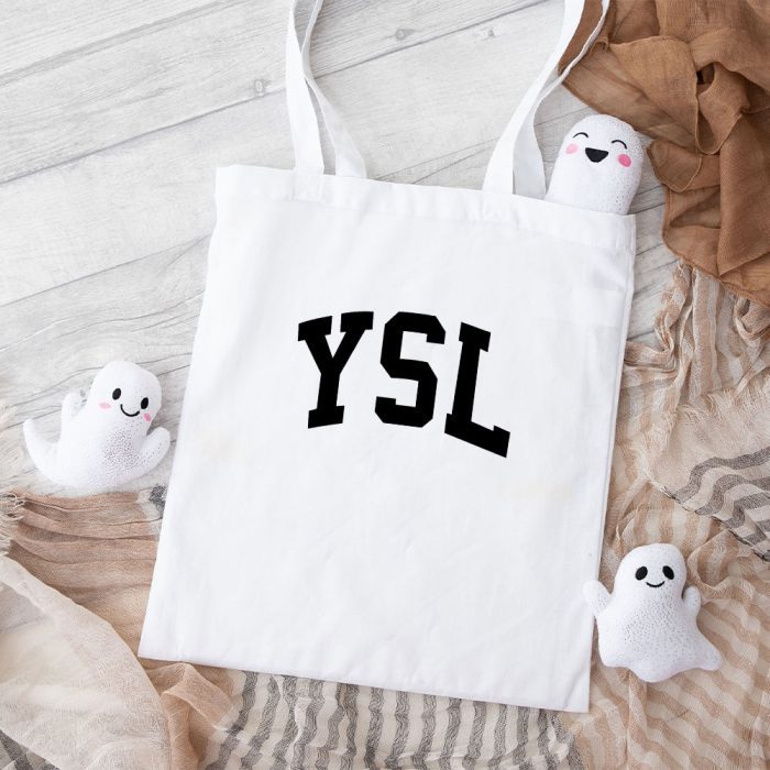 Yves Saint Laurent Logo Luxury Cotton Canvas Tote Bag TTB1960
