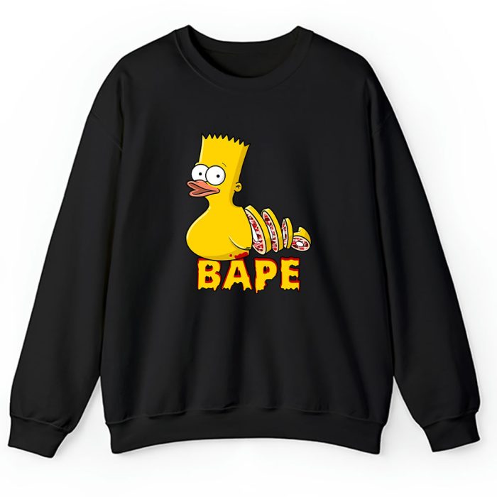 Bart Simpson Bape Brand Unisex Sweatshirt TAS5412