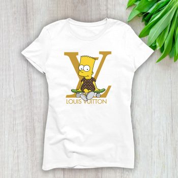 Bart Simpson Louis Vuitton Lady T-Shirt Women Tee LTL11696