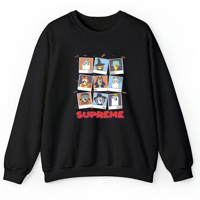 Bluey Happy Halloween Supreme Unisex Sweatshirt TAS9276