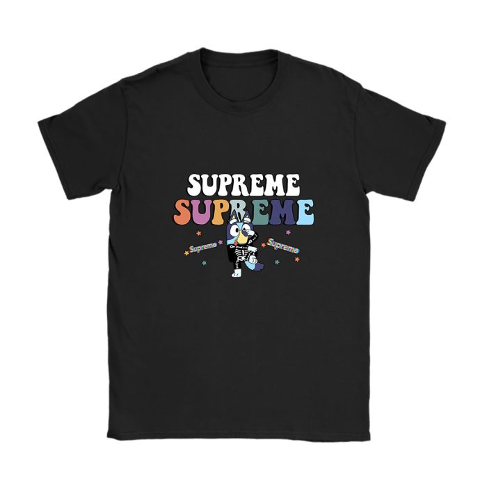 Bluey Happy Halloween Supreme Unisex T-Shirt Cotton Tee TAT9278