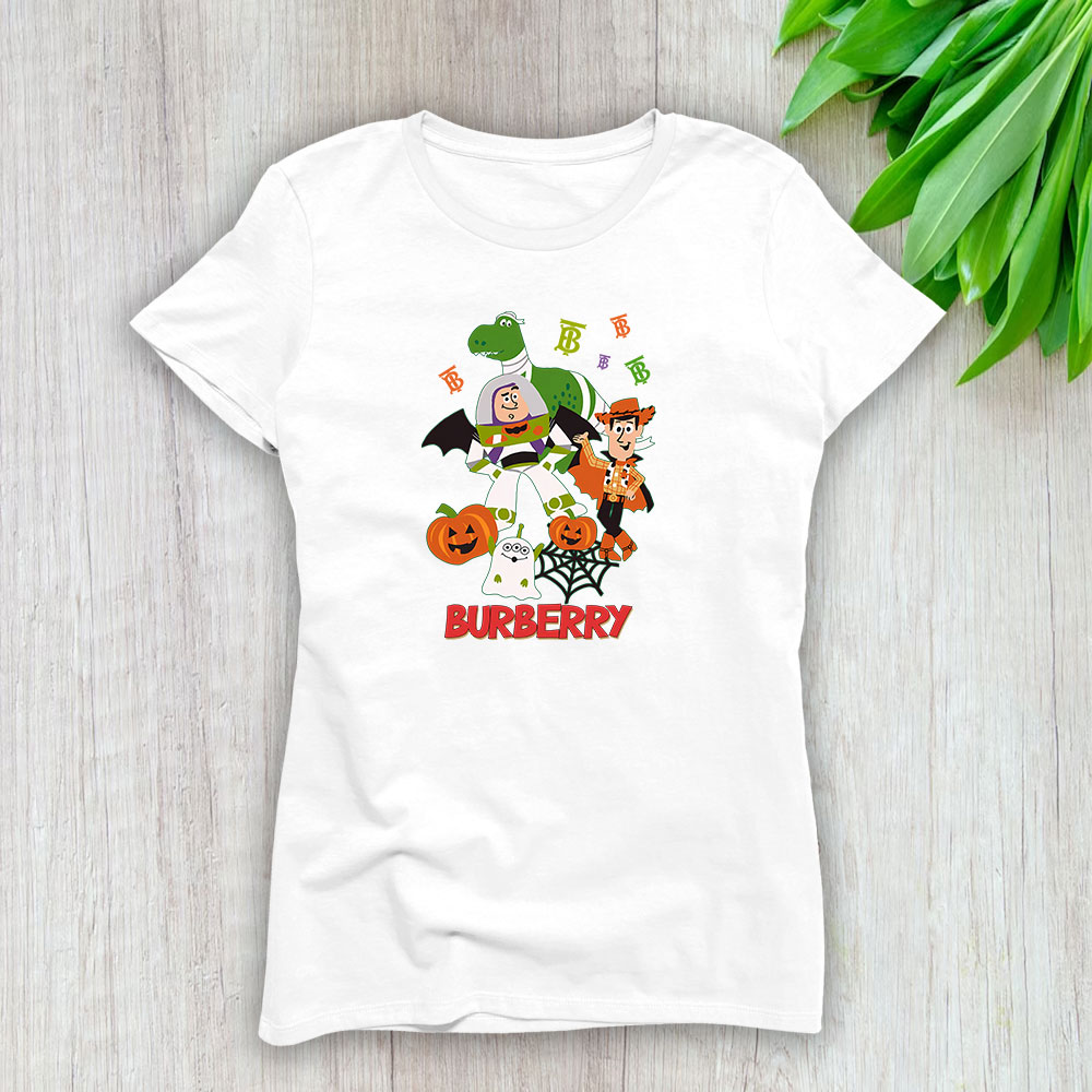Disney-Pixar-Toy-Story-Halloween-Burberry-Lady-T-Shirt-Women-Tee-LTL10067 Disney Pixar Toy Story Halloween Burberry Lady T-Shirt Women Tee LTL10067