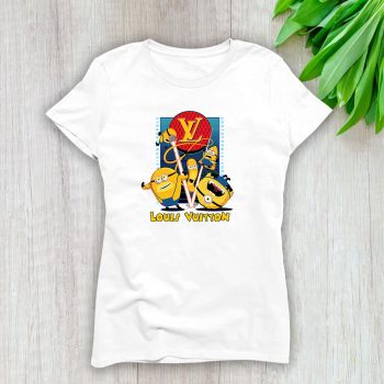 Minions Despicable Me Louis Vuitton Lady T-Shirt Women Tee LTL13336