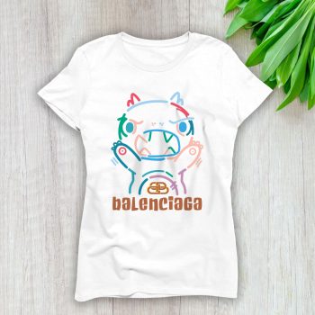 Crayon Dino Balenciaga Lady T-Shirt Women Tee LTL15070