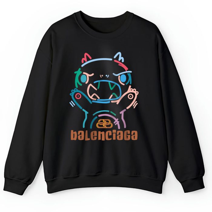 Crayon Dino Balenciaga Unisex Sweatshirt TAS15070