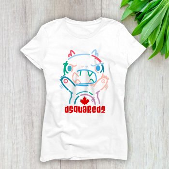 Crayon Dino Dsquared2 Lady T-Shirt Women Tee LTL15072
