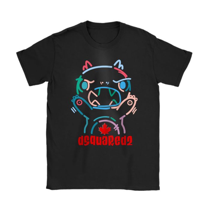 Crayon Dino Dsquared2 Unisex T-Shirt Cotton Tee TAT15072