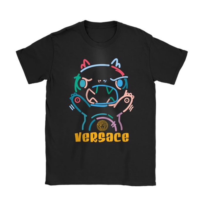 Crayon Dino Versace Unisex T-Shirt Cotton Tee TAT15077