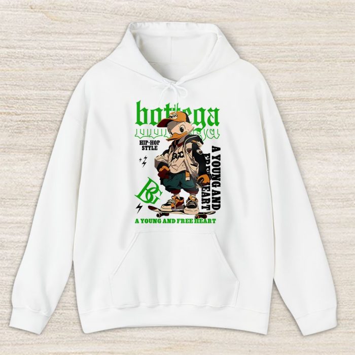Donald Duck Free Heart Bottega Unisex Hoodie TAH16973