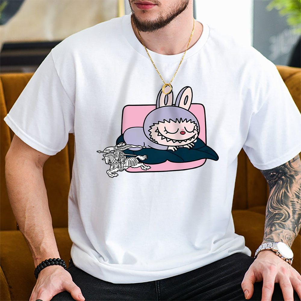Labubu-Day-Dreamer-Burberry-Unisex-T-Shirt-Cotton-Tee-TAT17017-2