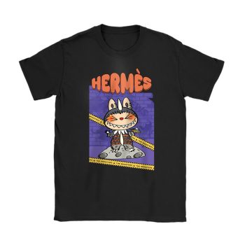 Labubu The Threat Monsters Hermes Unisex T-Shirt Cotton Tee TAT17042