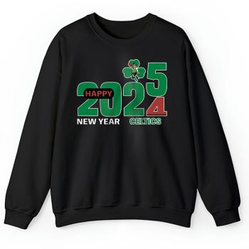 Boston Celtics Happy New Year NBA Gift For Fan Hello 2025 Unisex Sweatshirt TAS22340