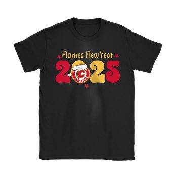 Calgary Flames Happy New Year NHL Gift For Fan Unisex T-Shirt Cotton Tee TAT22417