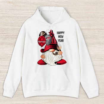 Carolina Hurricanes Happy New Year NHL Gift For Fan Cute Gnomes Unisex Hoodie TAH22403