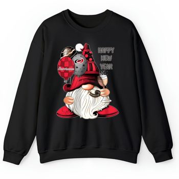 Carolina Hurricanes Happy New Year NHL Gift For Fan Cute Gnomes Unisex Sweatshirt TAS22403