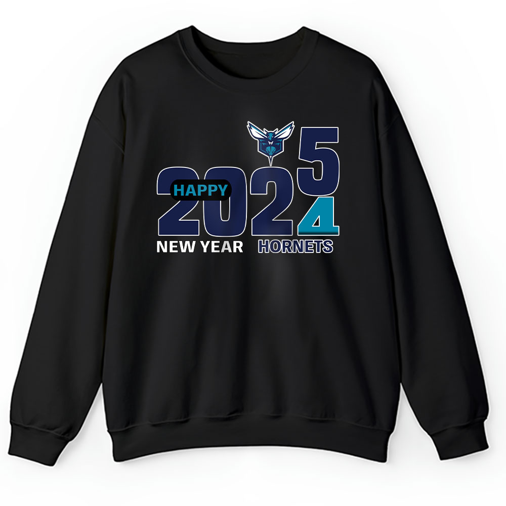Charlotte-Hornets-Happy-New-Year-NBA-Gift-For-Fan-Hello-2025-Unisex-Sweatshirt-TAS22420 Charlotte Hornets Happy New Year NBA Gift For Fan Hello 2025 Unisex Sweatshirt TAS22420