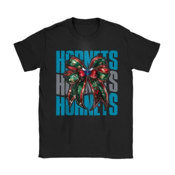 Charlotte Hornets Merry Christmas NBA Gift For Fan Christmas Funny Unisex T-Shirt Cotton Tee TAT23202