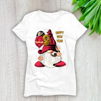 Chicago Blackhawks Happy New Year NHL Gift For Fan Cute Gnomes Unisex Sweatshirt TAS22408