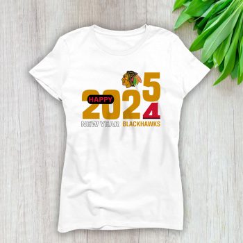 Chicago Blackhawks Happy New Year NHL Gift For Fan Hello 2025 Unisex Sweatshirt TAS22405