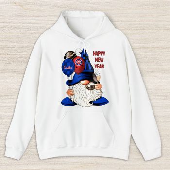 Chicago Cubs Happy New Year MLB Gift For Fan Cute Gnomes Unisex Hoodie TAH22435