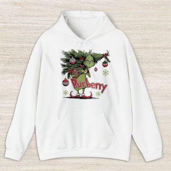 Christmas Grinch Shirt Grinchmas Vibes Burberry Unisex Hoodie TAH22002