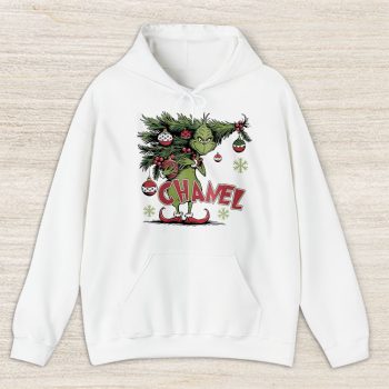 Christmas Grinch Shirt Grinchmas Vibes Chanel Unisex Hoodie TAH22003